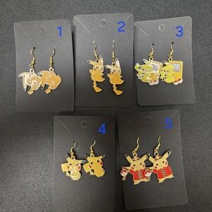Pokemon Pikachu Earrings